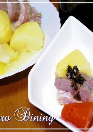 塩漬け豚バラで☆ゆで豚と特製にら醤油☆-レシピのメイン写真