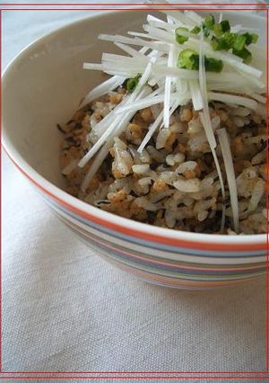超早☆鶏&ひじきのまぜご飯♪-レシピのメイン写真