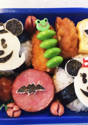 ☆キャラ弁☆ハロウィン ミッキー-レシピのメイン写真