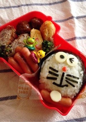 キャラ弁♡ドラえもんおにぎり弁当♡-レシピのメイン写真