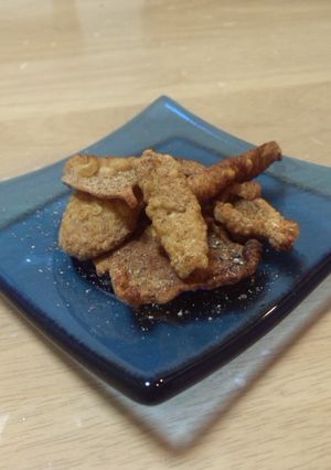 簡単☆鶏皮パリパリ焼き-レシピのメイン写真