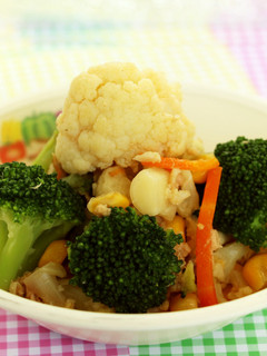 学校給食♪ニンニク風味カリフラワーソテー-レシピのメイン写真