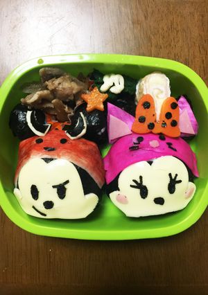 ハロウィンツム弁当♩-レシピのメイン写真