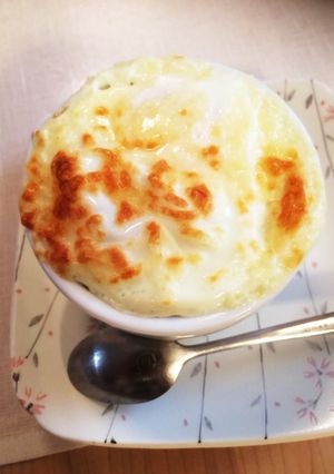 とろーり卵！ヘルシー里芋グラタン-レシピのメイン写真