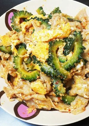 ご飯のお供に！豚肉とゴーヤのピリ辛炒め-レシピのメイン写真