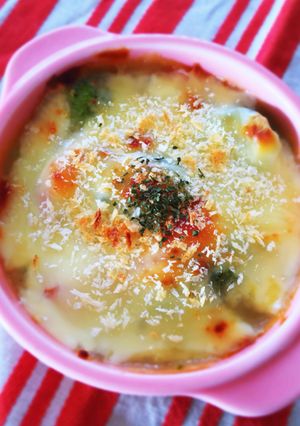 あまったシチューで☆こんがりドリア-レシピのメイン写真