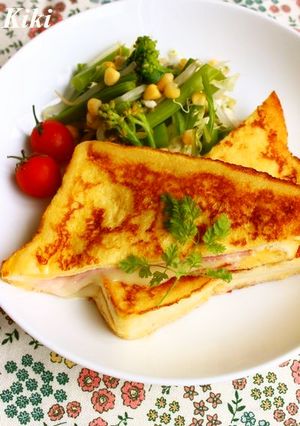 手軽にブランチ♪モンティクリスト-レシピのメイン写真