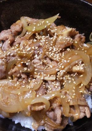 豚コマで♪美味しい！簡単！スタミナ丼-レシピのメイン写真