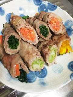 野菜たっぷり肉巻き-レシピのメイン写真