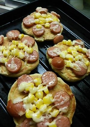 カレー味のパンケーキ-レシピのメイン写真