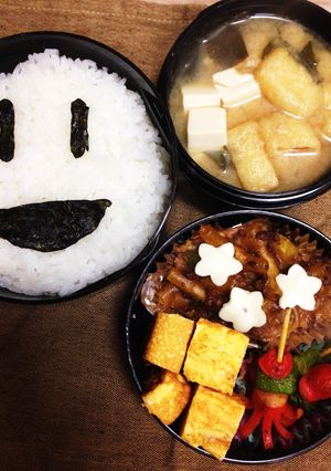 ミートグラタンさつまいも入り 弁当-レシピのメイン写真