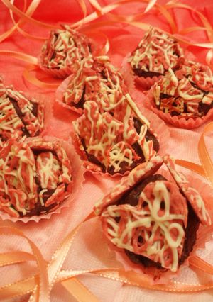 バレンタイン♡あみあみチョコトリュフ-レシピのメイン写真