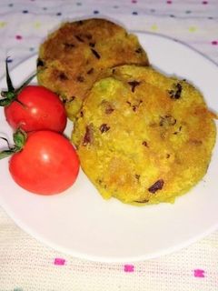 さつまいもとごぼうのカレー焼き-レシピのメイン写真