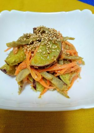 根菜のごまみそ和え-レシピのメイン写真