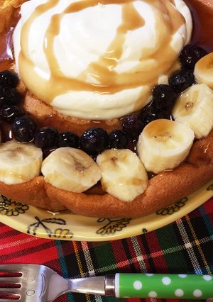 見た目より味!スフレパンケーキ-レシピのメイン写真