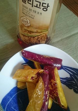 韓国の麦芽糖を使ったカリカリ大学芋-レシピのメイン写真