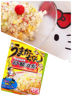 うまかっちゃん☆マヨレタス炒飯のランチ-レシピのメイン写真