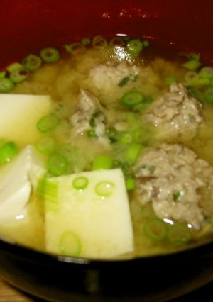 これぞ日本の味！私流イワシのつみれ味噌汁-レシピのメイン写真