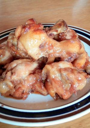圧力鍋で手羽元の照り煮-レシピのメイン写真