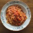 ニンニクとトマトのスパゲティ