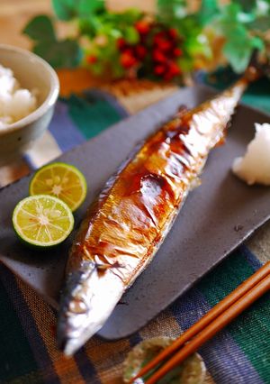 楽チン✩グリルでさんまの塩焼き☆コツあり-レシピのメイン写真