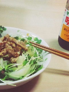 豚肉と香草の味ぽんがけ-レシピのメイン写真