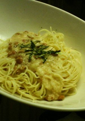 納豆とろろのネバパスタ～わさび風味～-レシピのメイン写真
