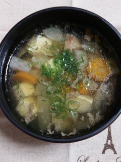 圧力鍋で簡単 あったか〜けんちん汁♬-レシピのメイン写真
