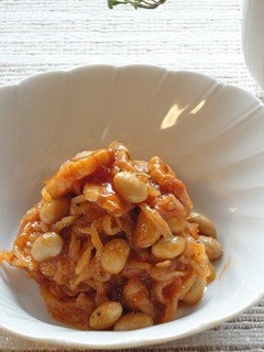 切り干し大根と大豆のガーリックトマト煮-レシピのメイン写真