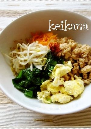 焼肉のたれで超簡単☆我が家のビビンバ丼♪-レシピのメイン写真