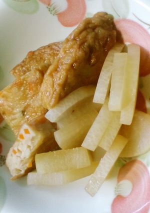 夕食に間に合う！大根とさつま揚げの煮物-レシピのメイン写真