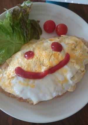 汚れない！子供もママもニッコリオムライス-レシピのメイン写真