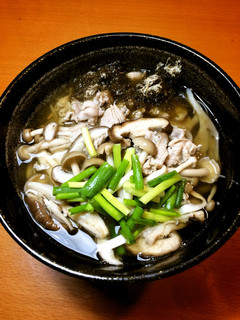 きのこ一杯と豚肉の♪にゅう麺-レシピのメイン写真