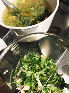簡単2品☆ささみサラダと豆腐スープ-レシピのメイン写真