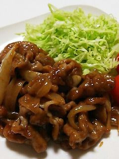 お家にある豚肉で簡単しょうが焼き♡-レシピのメイン写真