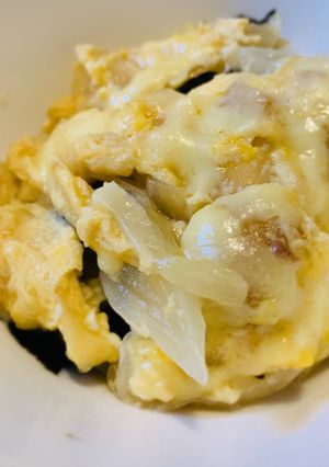 親子丼 めんつゆ 簡単 柔らか鶏美味しい-レシピのメイン写真