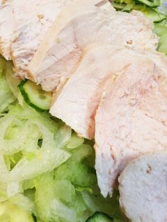 簡単*しっとり鶏ハムと旨味生姜スープ-レシピのメイン写真