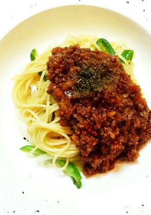 クンくん家のミートスパゲティー-レシピのメイン写真