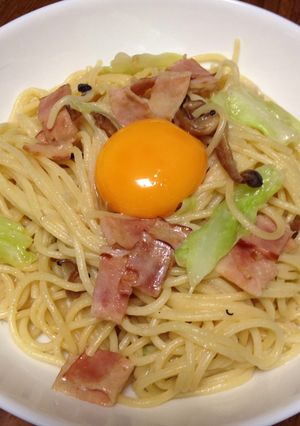 ソイミルク(豆乳)のカルボナーラ-レシピのメイン写真