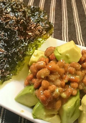 納豆とアボカドのせ巻き～♪-レシピのメイン写真