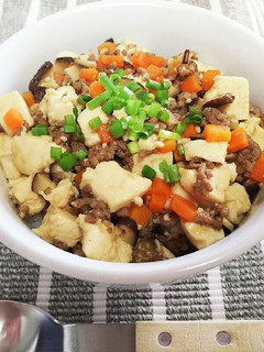 ガッツリ!炒り豆腐丼-レシピのメイン写真