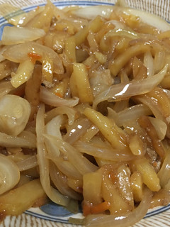 じゃがいもと玉ねぎのピリ辛炒め-レシピのメイン写真