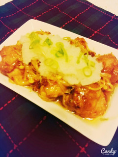 鶏肉とえのきの甘酢あんかけ、おろしのせ-レシピのメイン写真
