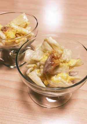 和えるだけで超絶品❁白菜梅ゴマサラダ-レシピのメイン写真