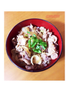 絶品 豚丼 時短レシピ♡-レシピのメイン写真