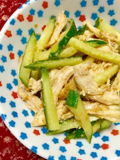 時短!鶏胸肉ときゅうりの棒棒鶏風サラダ♪-レシピのメイン写真