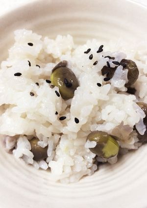 丹波の黒豆☆枝豆ごはん-レシピのメイン写真