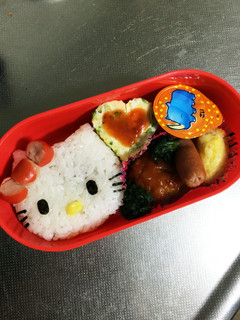 キャラ弁 キティちゃん-レシピのメイン写真