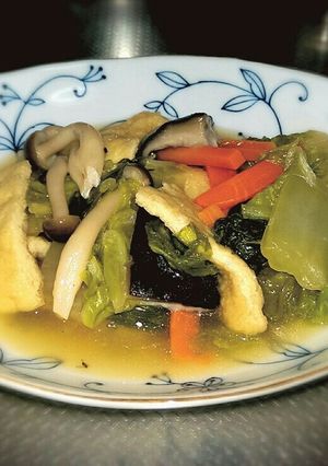 野菜とキノコと揚げさんの炊いたん♪-レシピのメイン写真