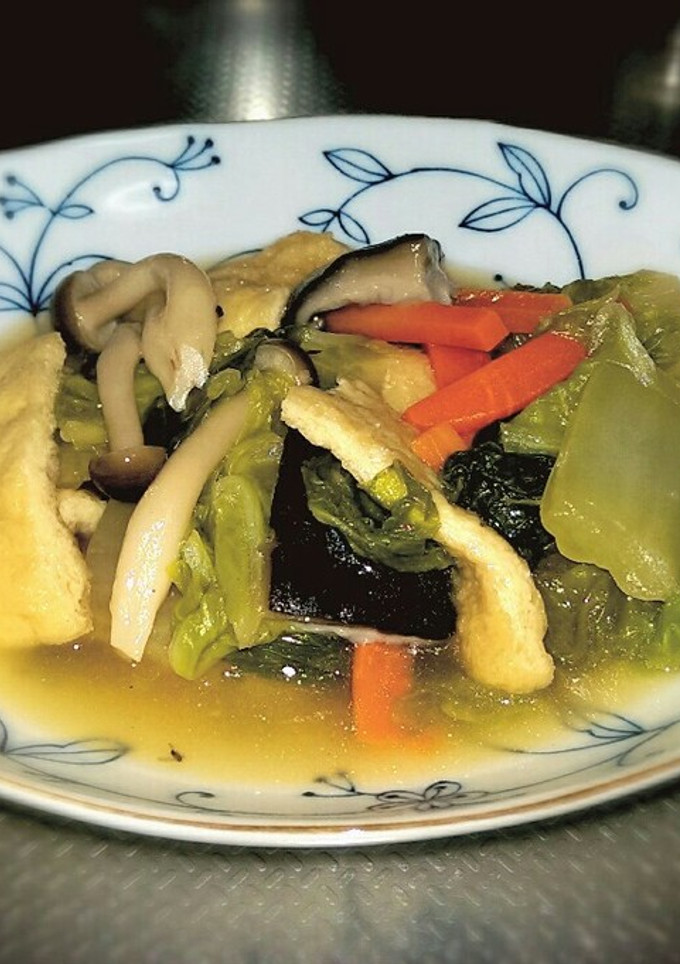 野菜とキノコと揚げさんの炊いたん♪-レシピのメイン写真